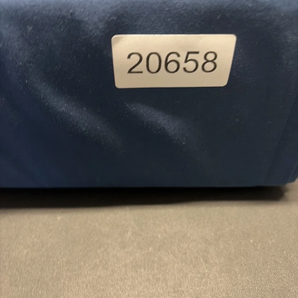 NEW Threshold 800 TC Thread Count Full Hotel Sateen Sheet 6pc Set Graphite Blue
